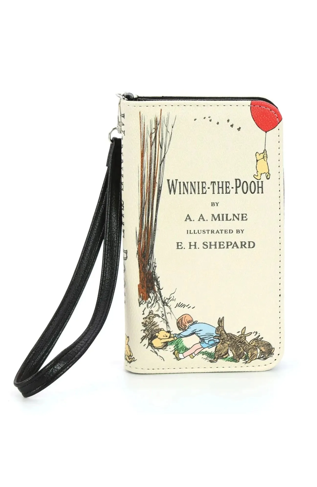 Beige Winnie the Pooh Book Wallet