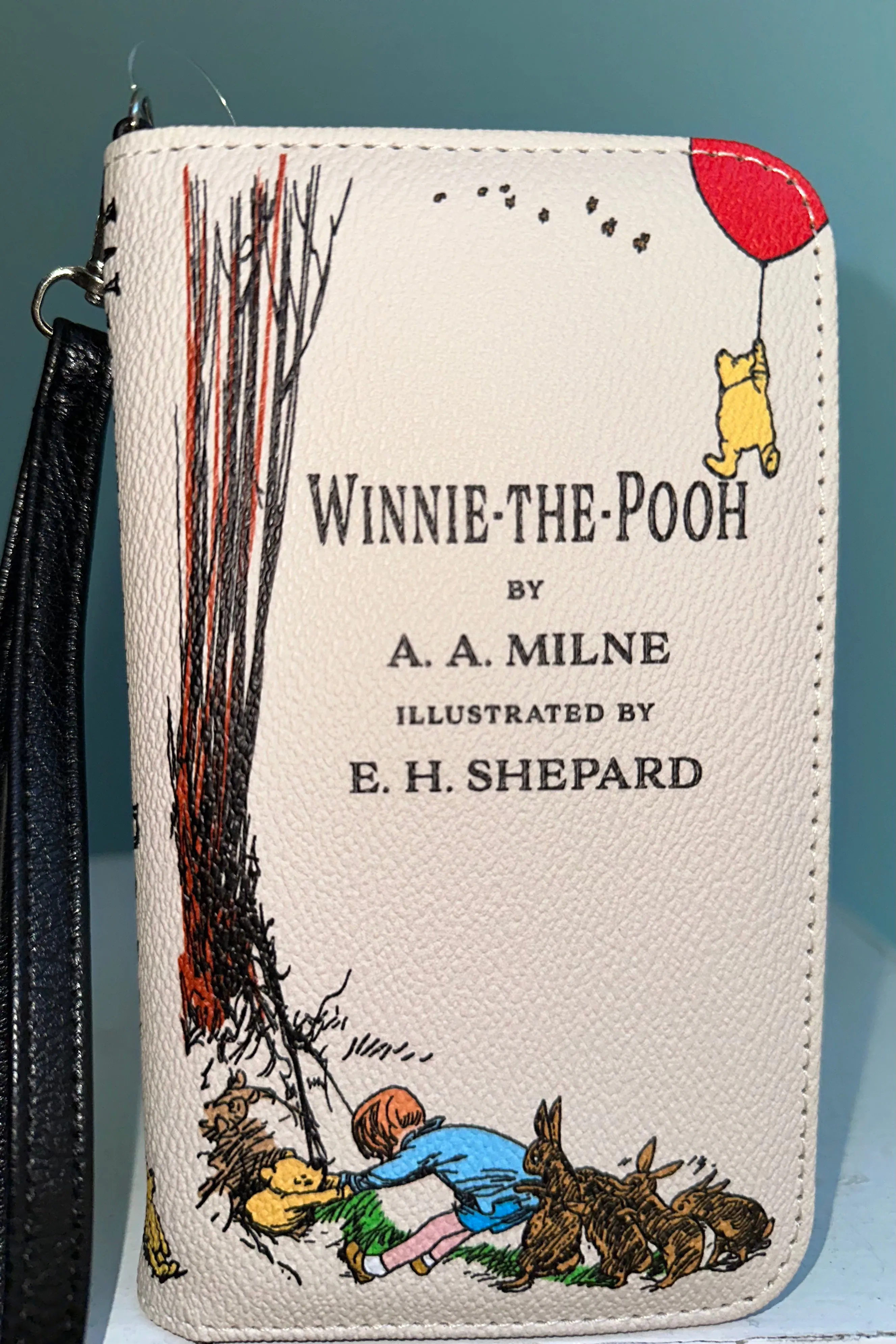 Beige Winnie the Pooh Book Wallet