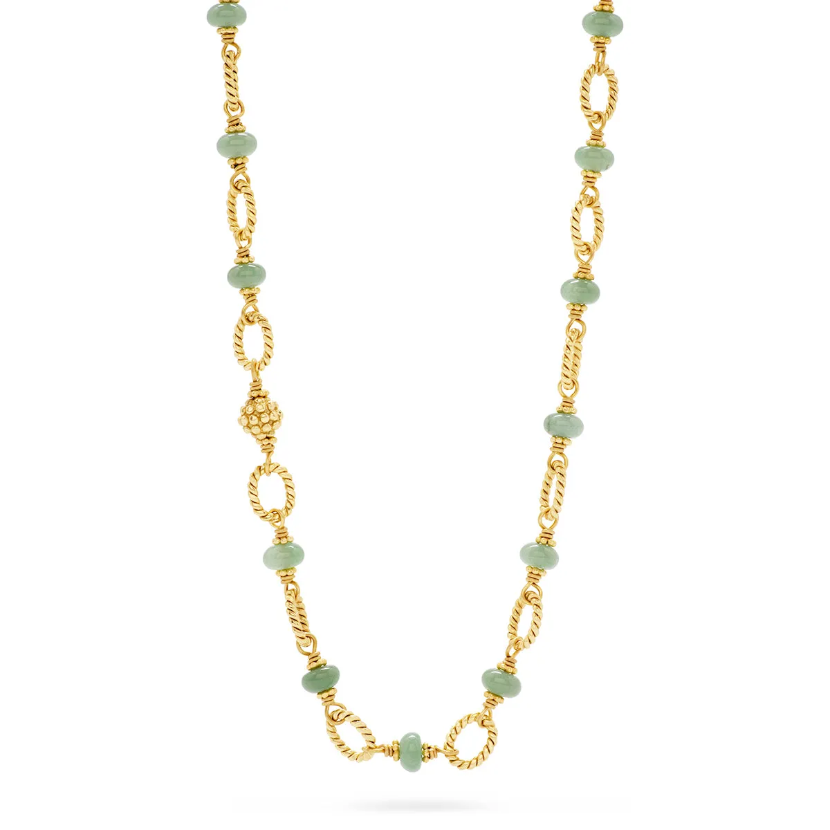 Berry & Bead Chain, 24" - Meadow Jade