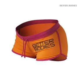 Better Bodies Contrast Hotpants - Orange-Pink