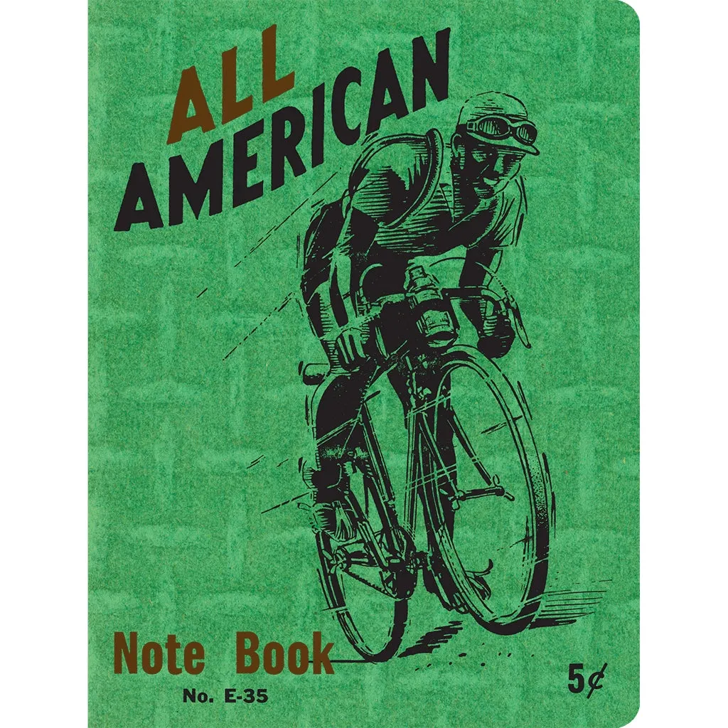 Bicyclist American Notebook