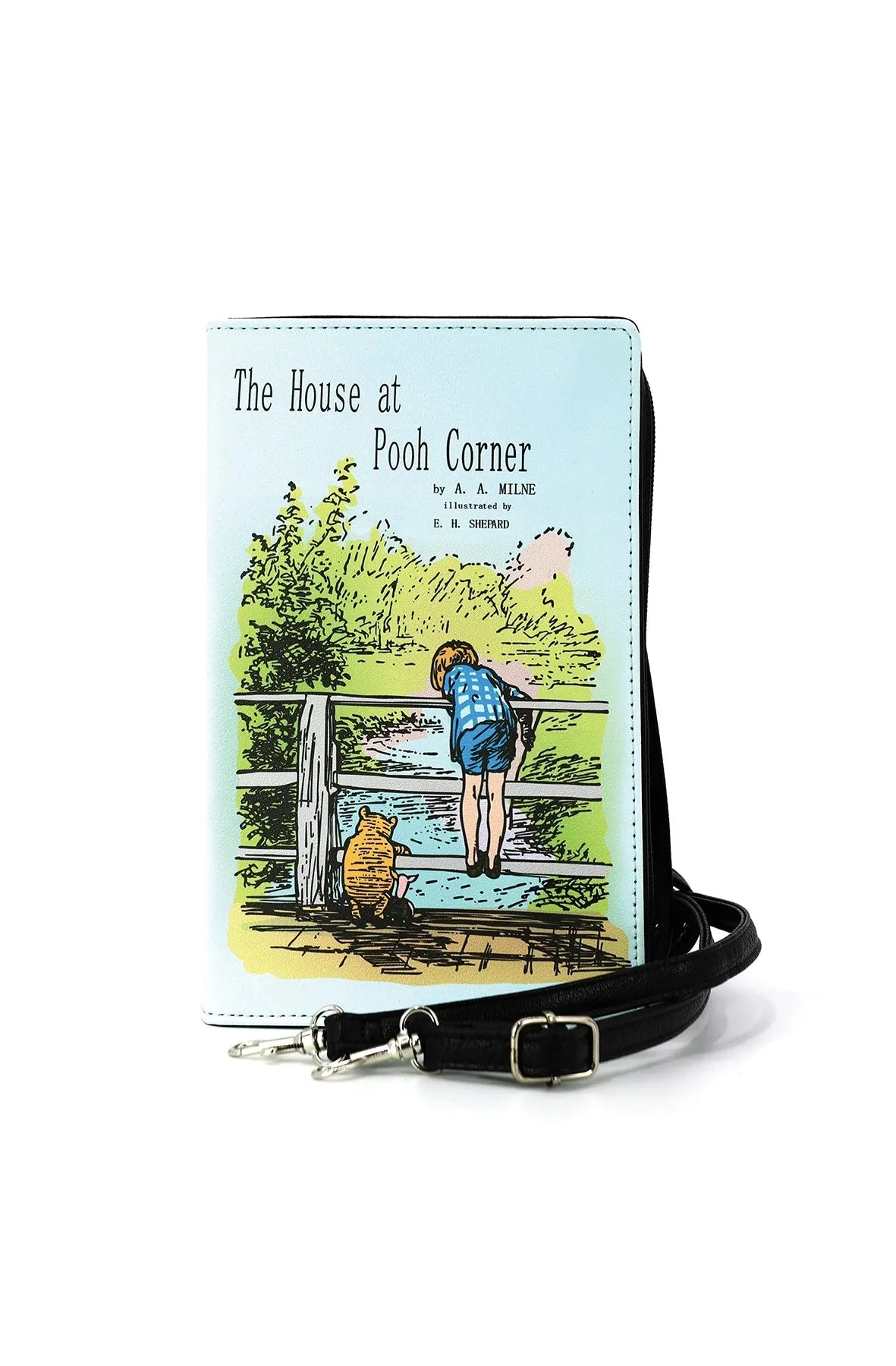 Blue the House at Pooh Corner Book Cross-body Bag