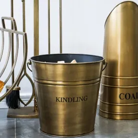 Brass Kindling Bucket