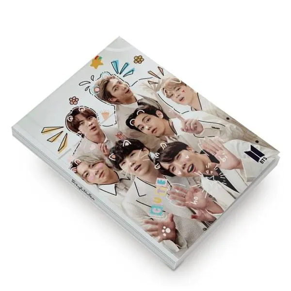 BTS All Characters Face Soft Cover Notebook