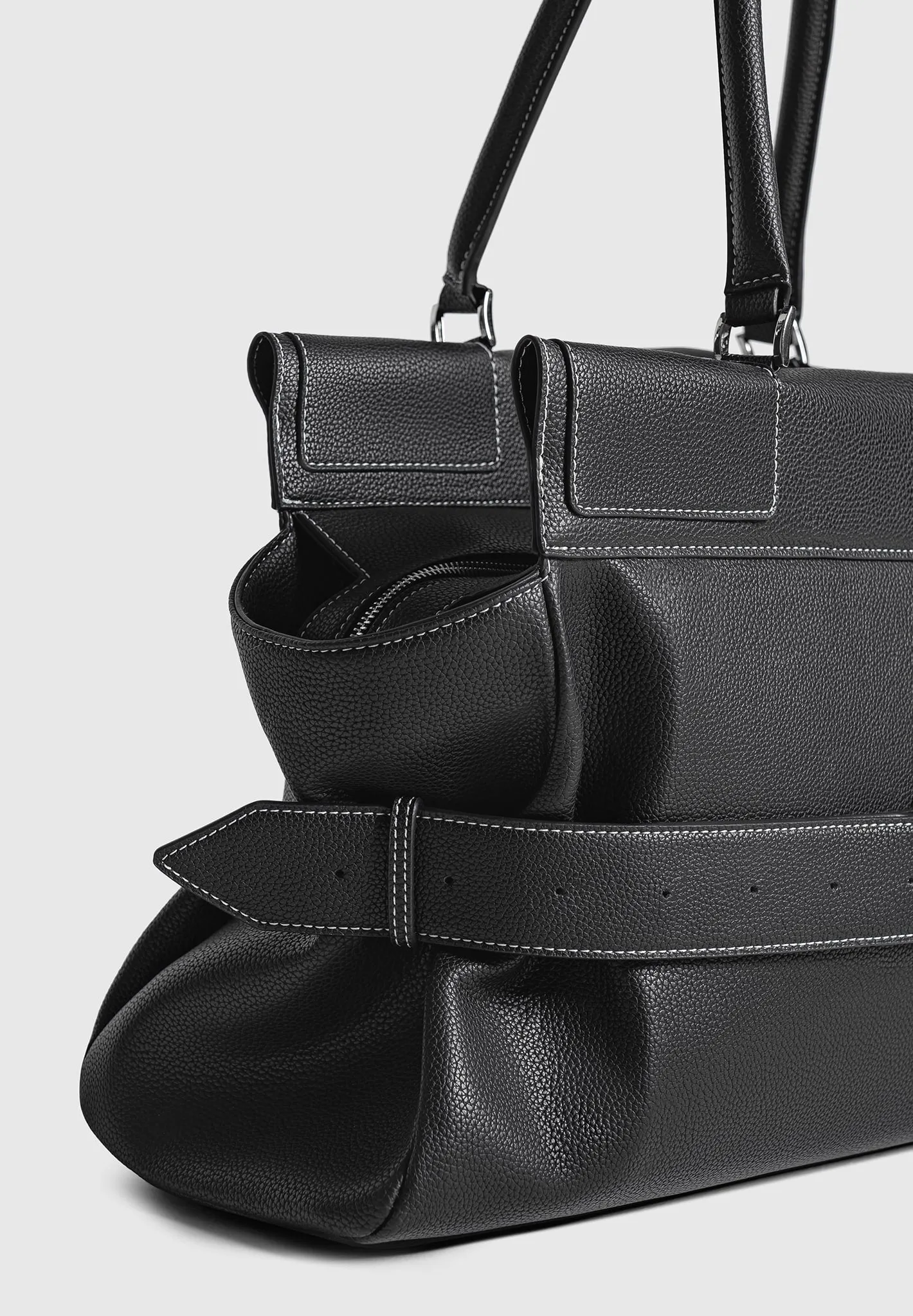 Calais Oversized Bag - Black