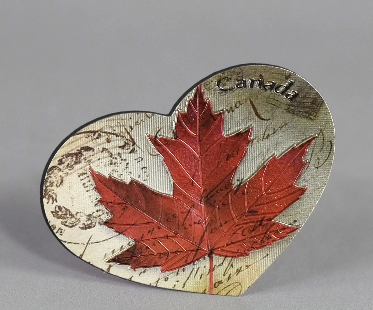 Canada Heart leaf Magnet.