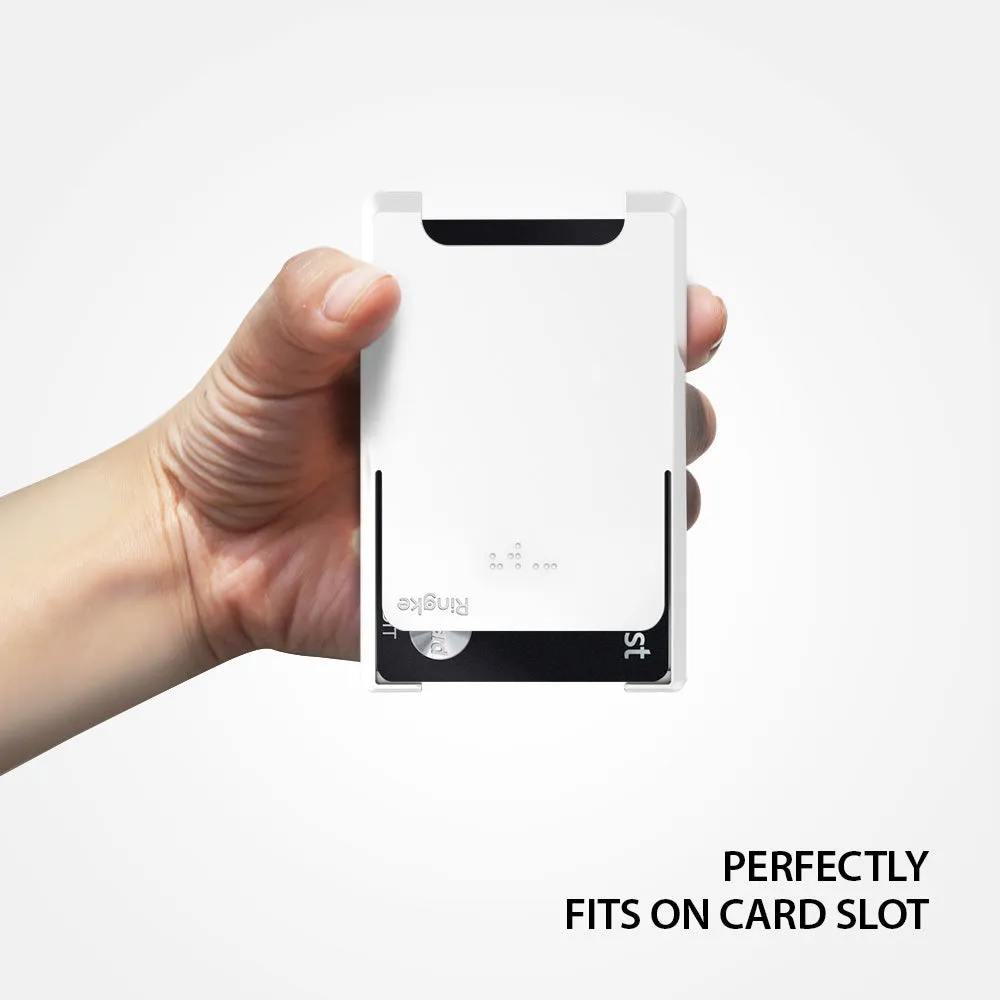 Card Holder | Slot [Solid - 2 Cards] [2 Pack] - Black