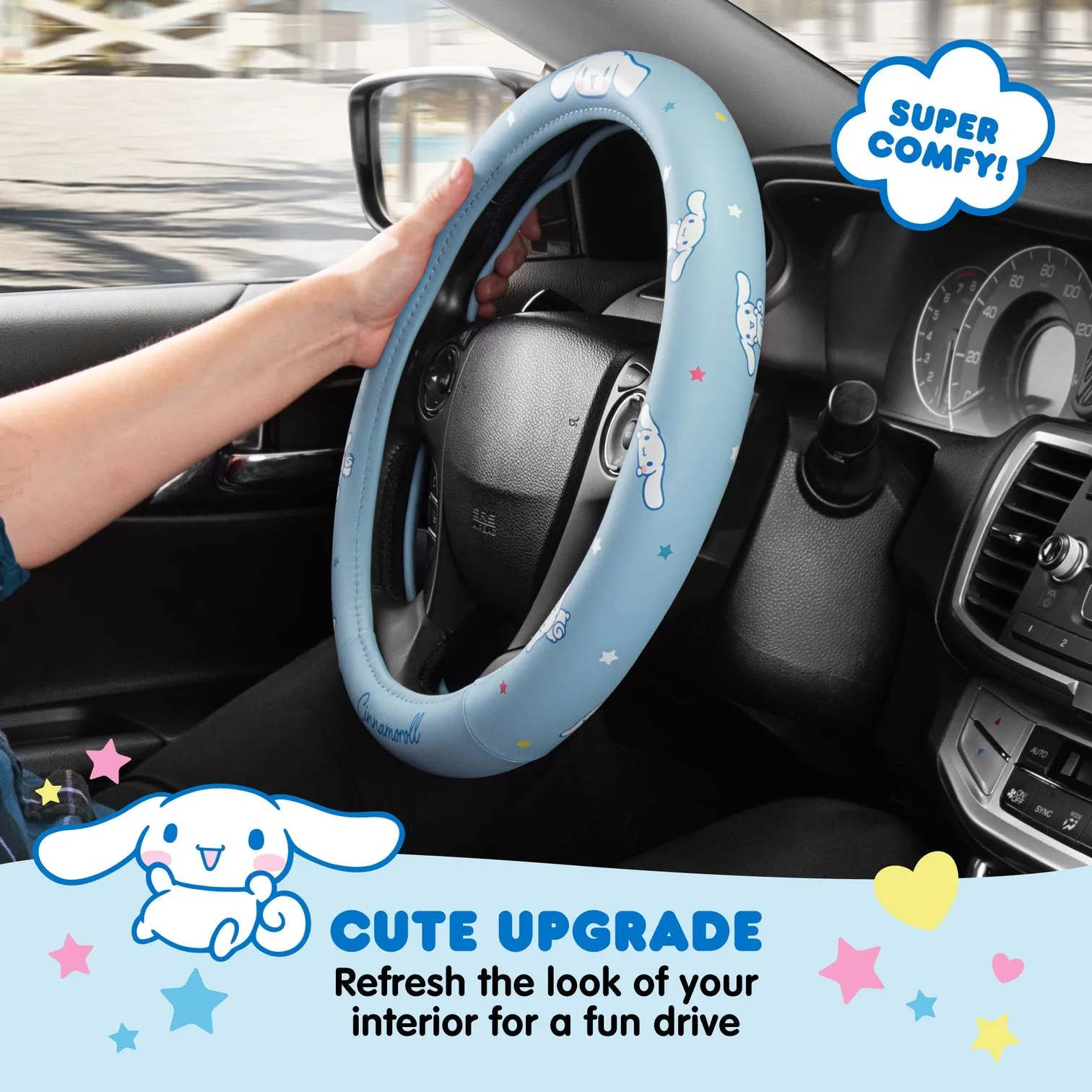 Cinnamoroll Steering Wheel Cover