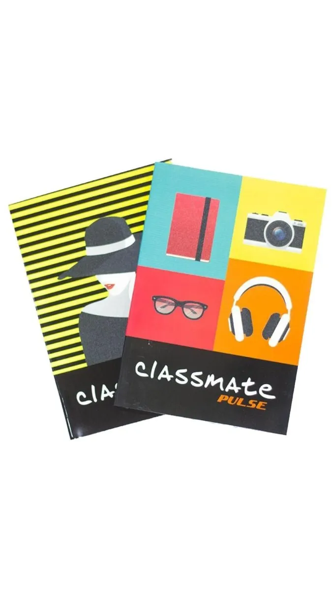 Classmate Pulse-A5-Soft-Ruled-Notebook (Pack Of 2)