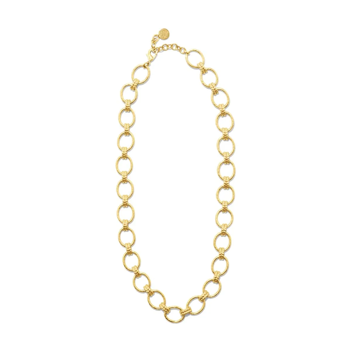 Cleopatra Grande Link Necklace, 16" 2'' - Gold