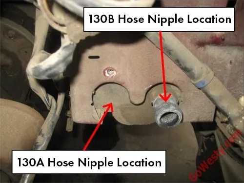 Coolant Hose (RH Cylinder Head to Distribution Pipe)