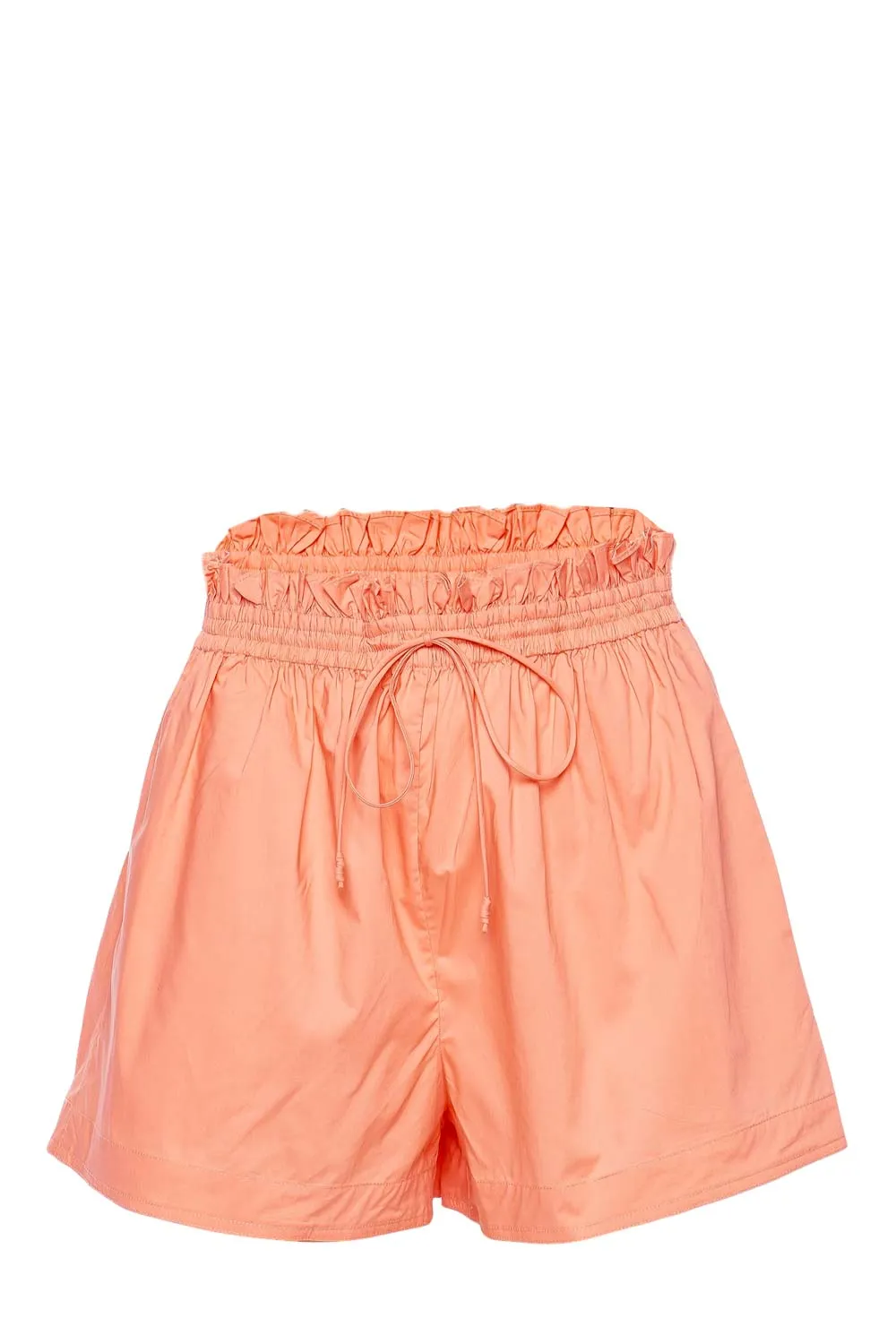 Devin Peony Drawstring Cotton Shorts