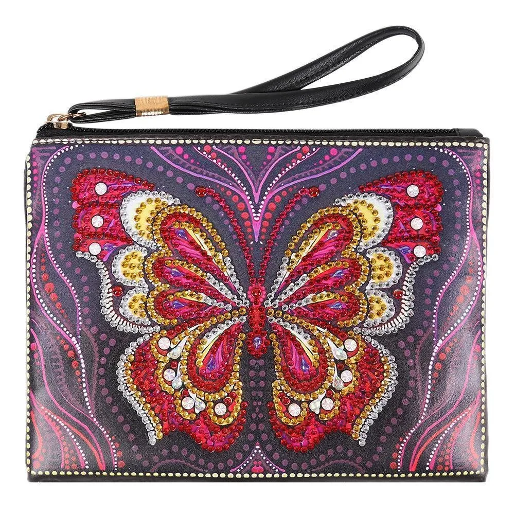 DIY Butterfly Wristlet Wallet-Special Shaped Diamond Painting