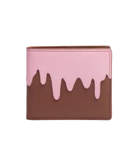 DRIPPY WALLET - PINK/BROWN