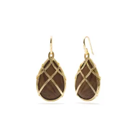 Earth Goddess Drop Earrings - Teak