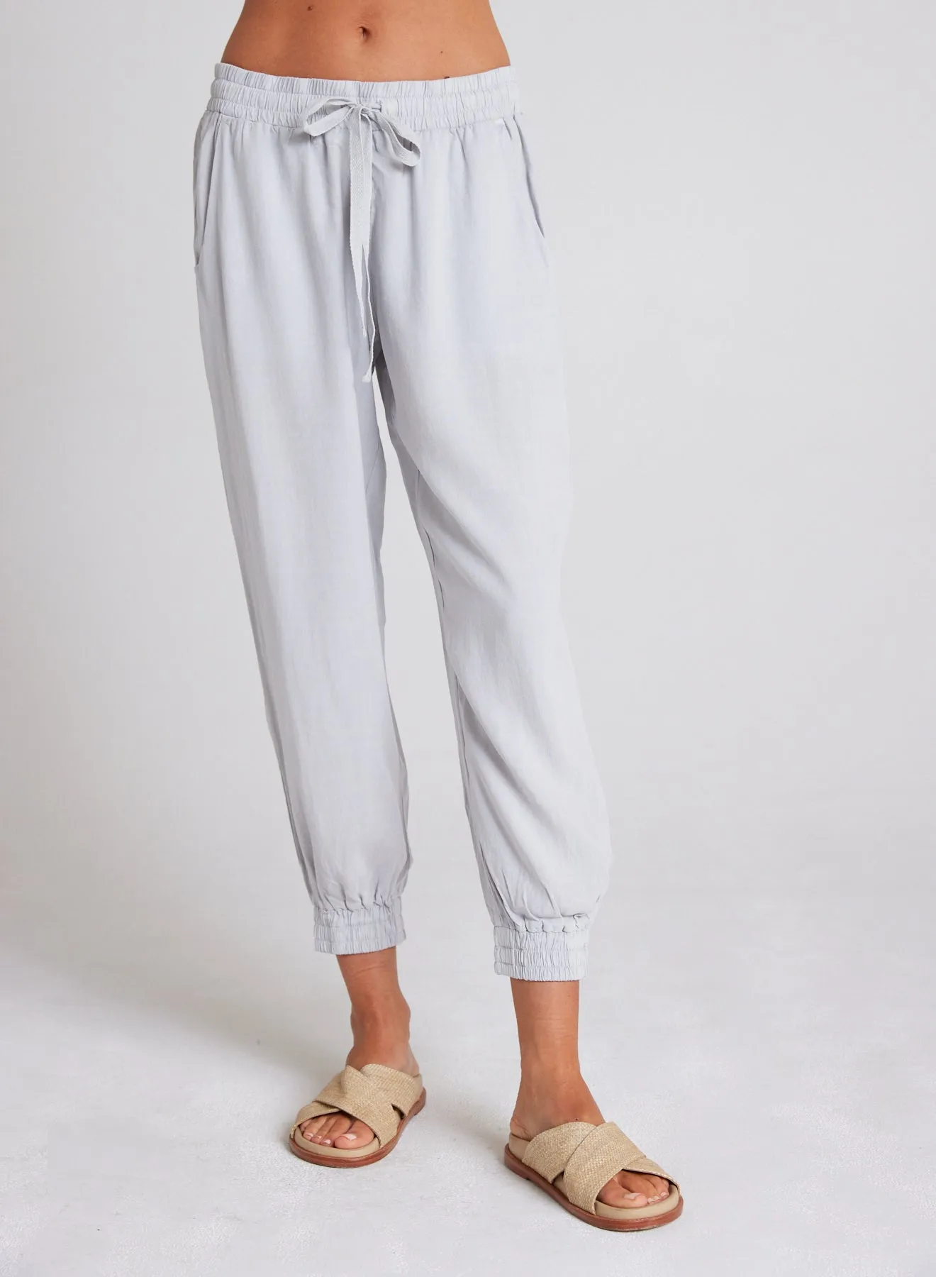 Easy Drawstring Jogger - Foggy Sky