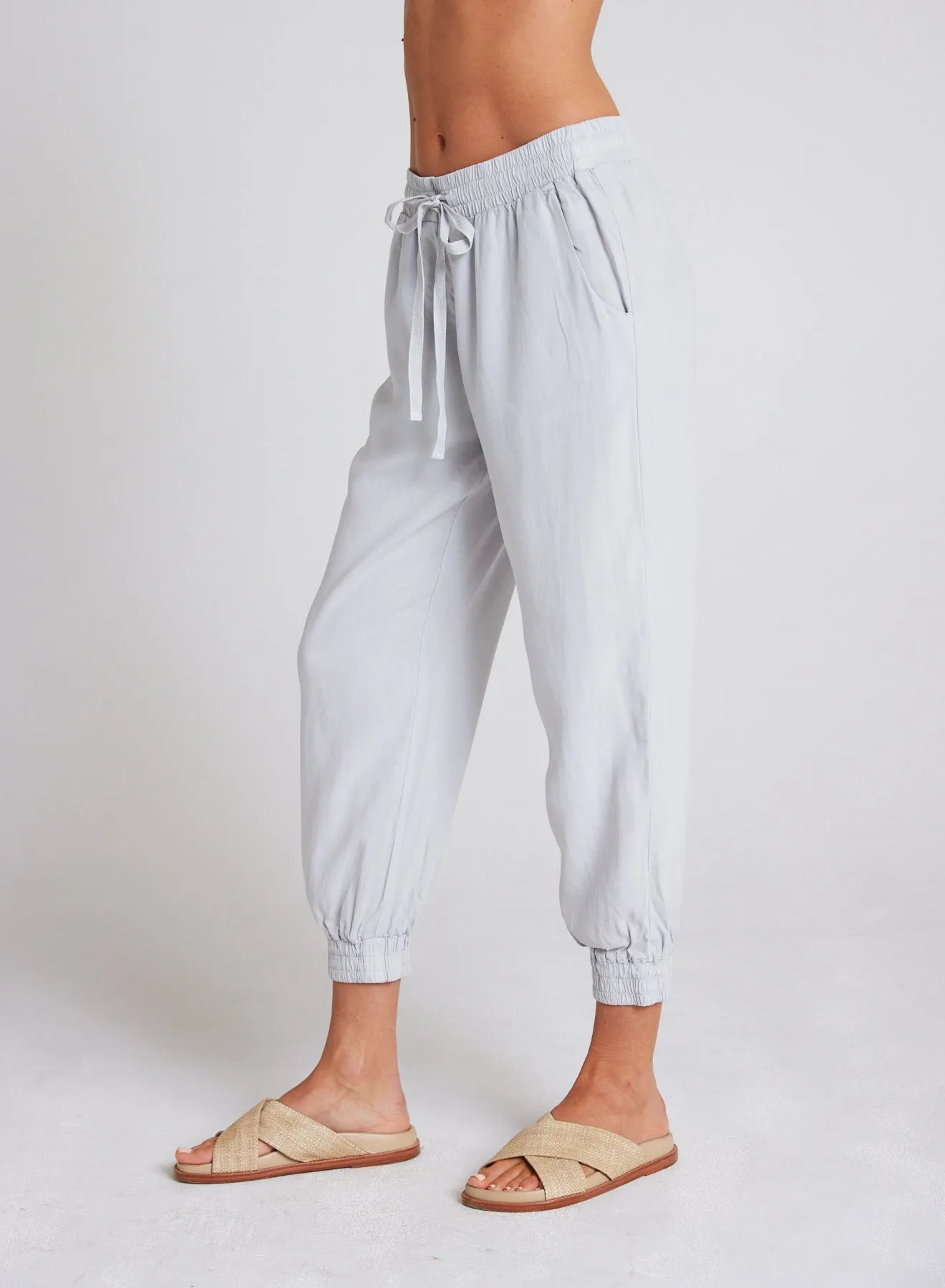 Easy Drawstring Jogger - Foggy Sky