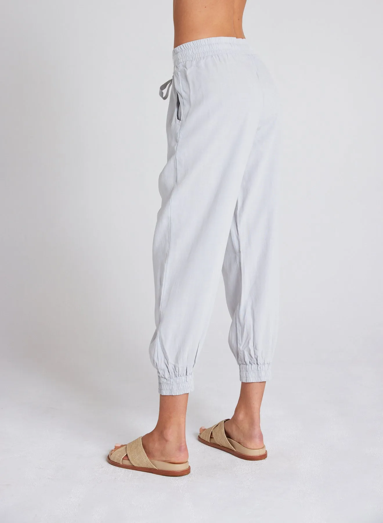 Easy Drawstring Jogger - Foggy Sky