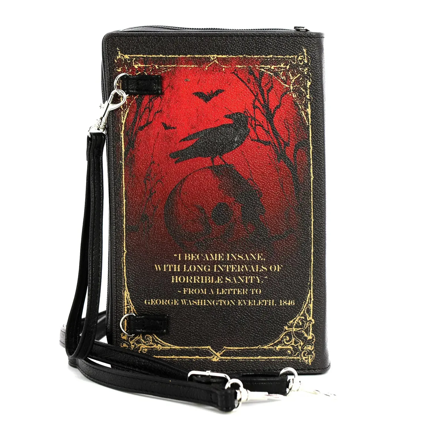 Edgar Allen Poe Book Cross-body Bag