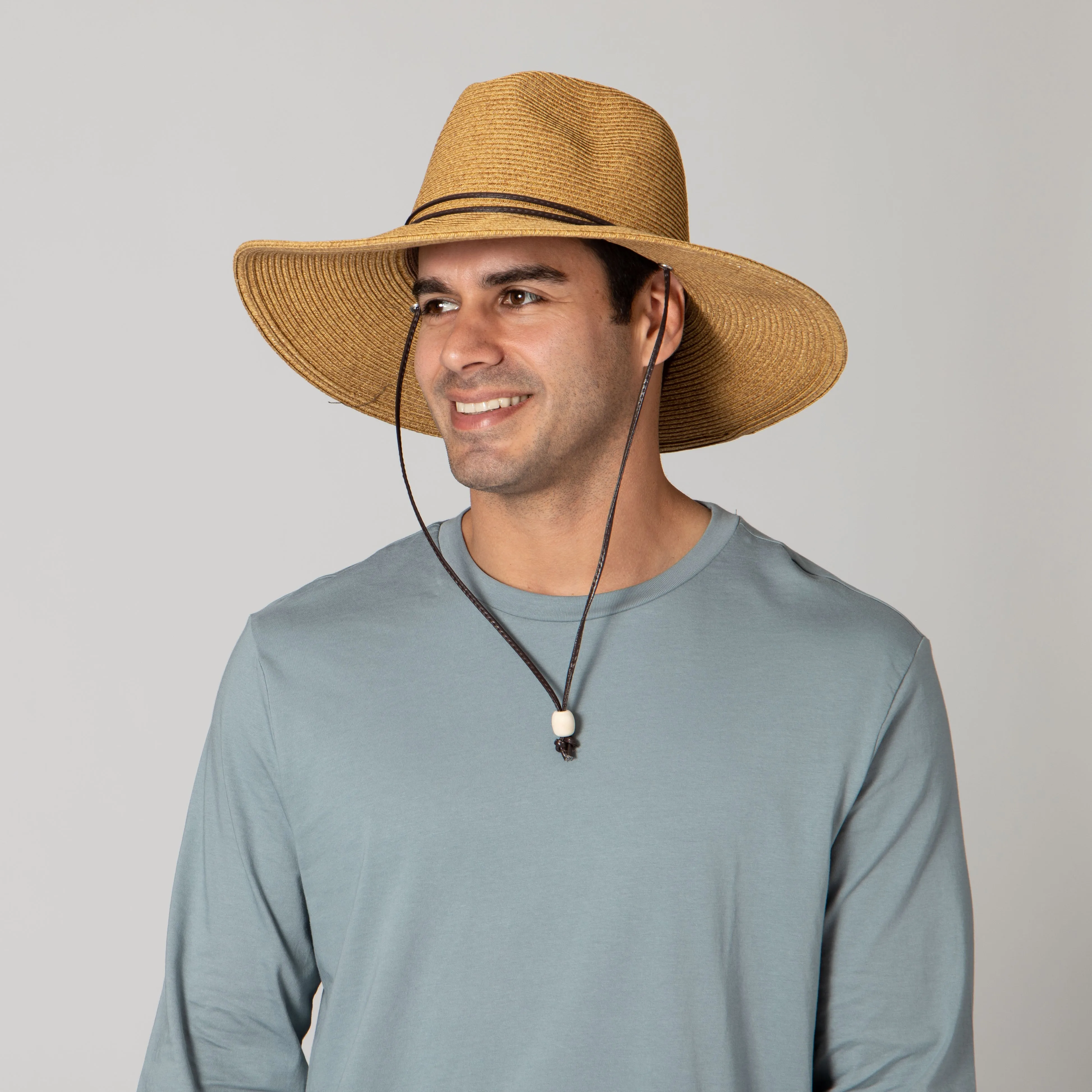 El Campo 4" Brim Sun Hat - UPF50 Sun Protection with Chin Cord - San Diego Hat Co.