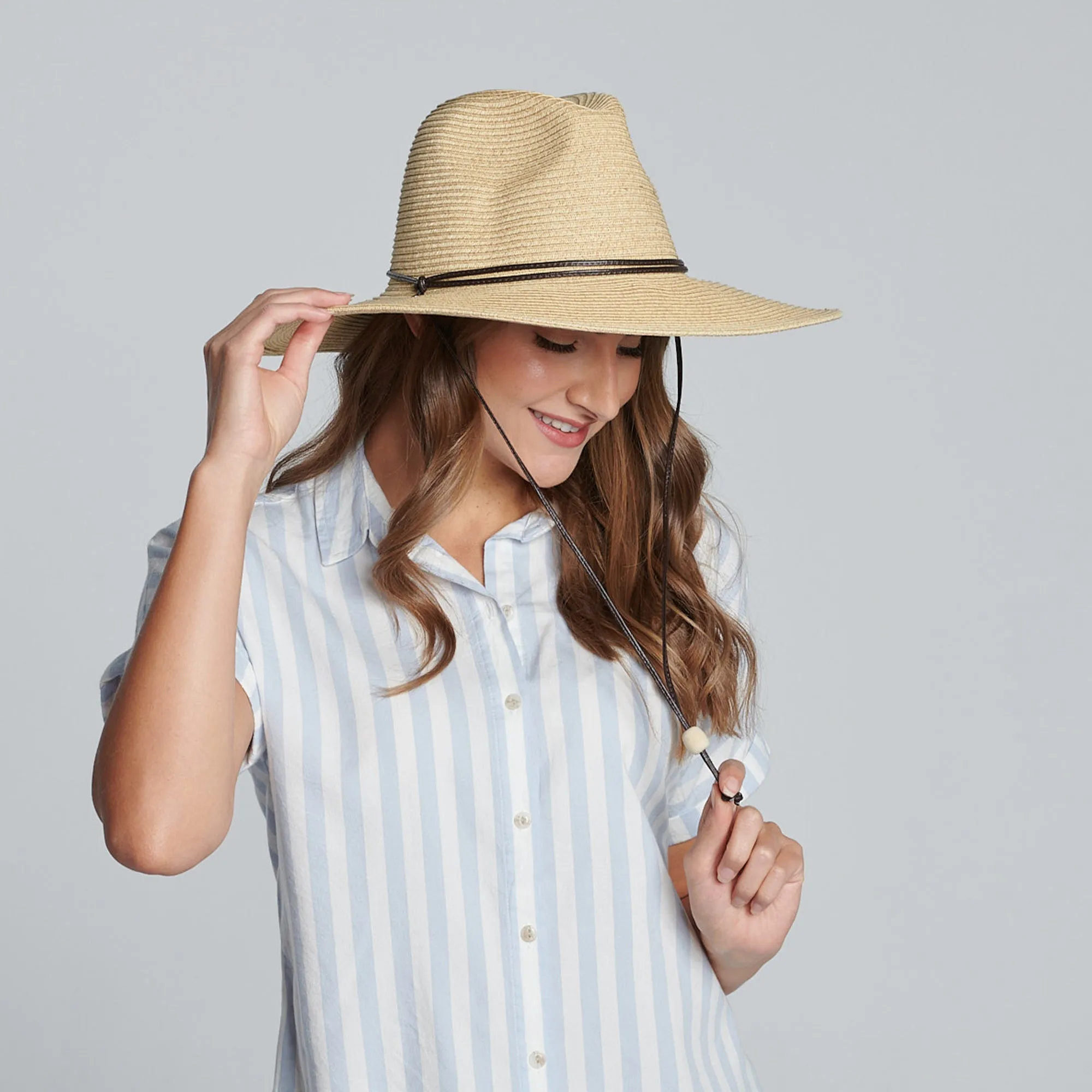 El Campo 4" Brim Sun Hat - UPF50 Sun Protection with Chin Cord - San Diego Hat Co.