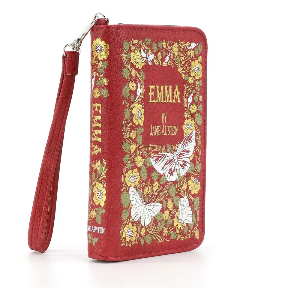 Emma Book Wallet in Red