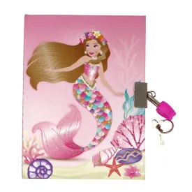 Enchanted Mermaid Lockable Diary Notebook