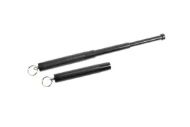 Expandable Baton With Keyring / Black - 12"