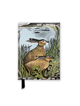 Foiled Pocket Journal - Angela Harding: Rathlin Hares