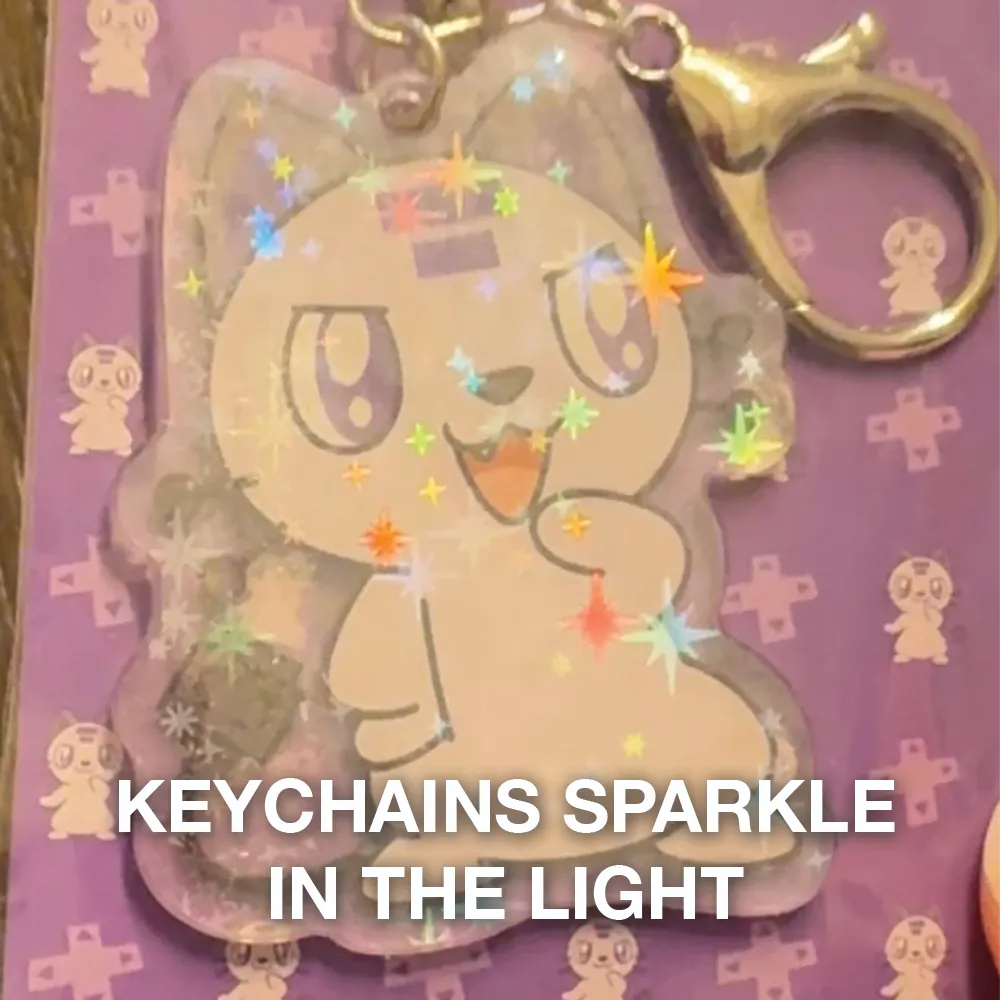 Gato Mascot Keychain