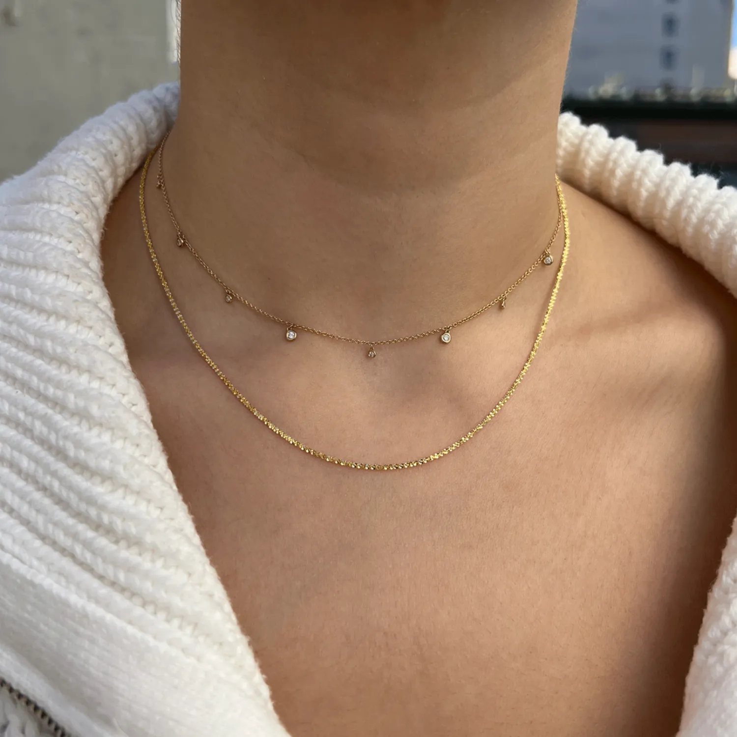 Glimmer Chain Necklace