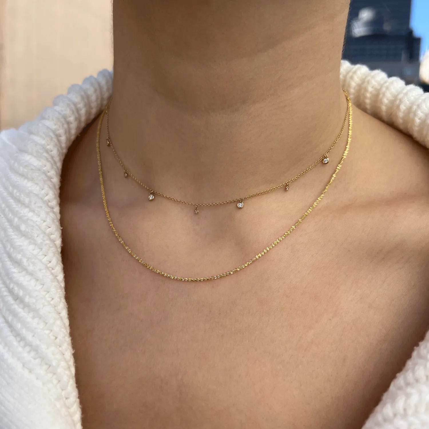 Glimmer Chain Necklace