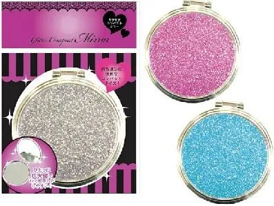 Glitter Compact Mirror