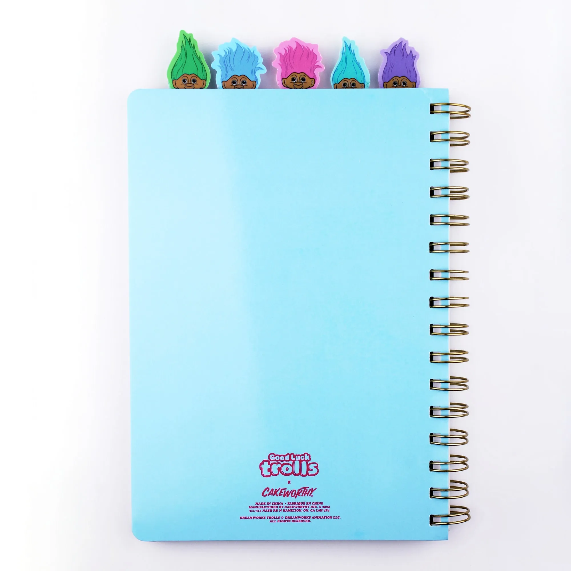 Good Luck Trolls Tabbed Notebook