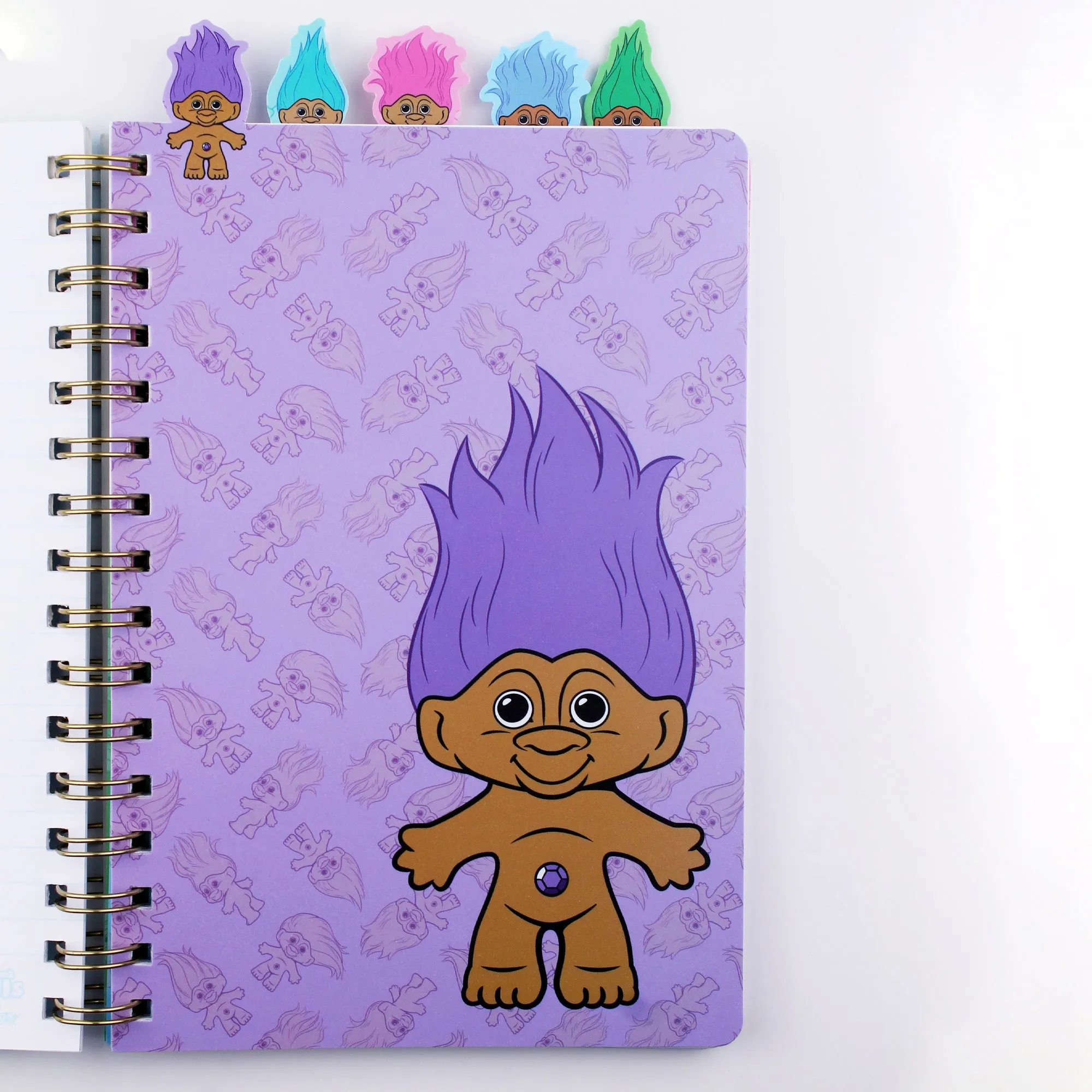 Good Luck Trolls Tabbed Notebook