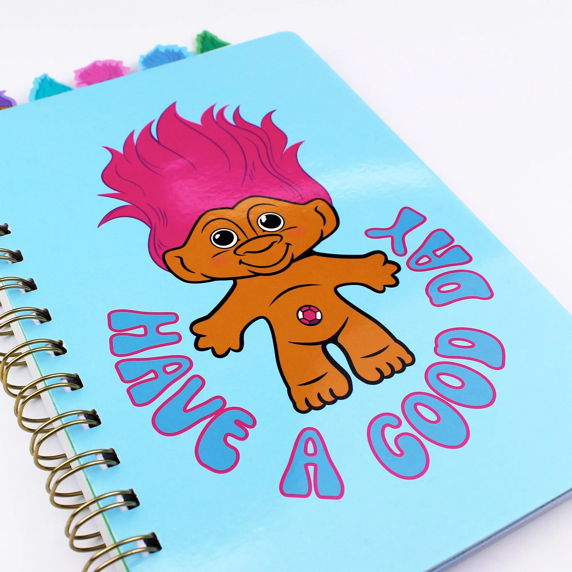 Good Luck Trolls Tabbed Notebook