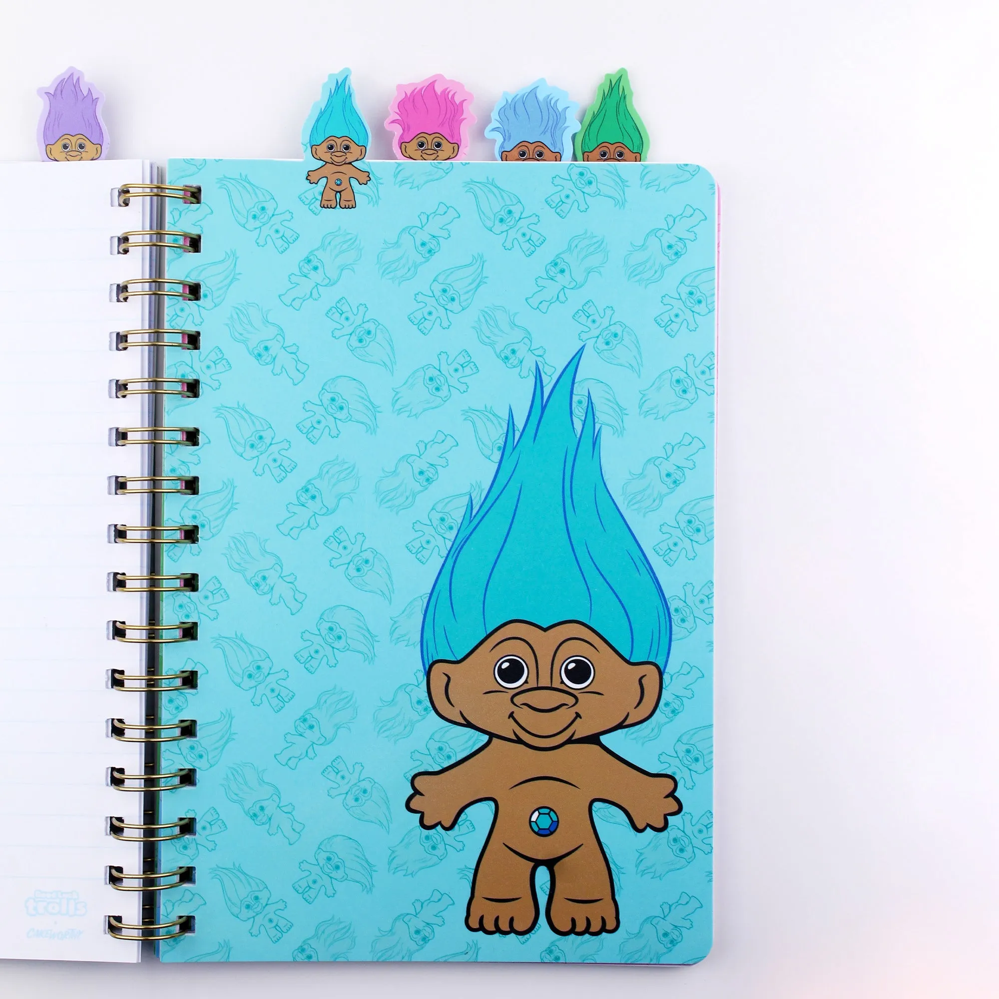 Good Luck Trolls Tabbed Notebook