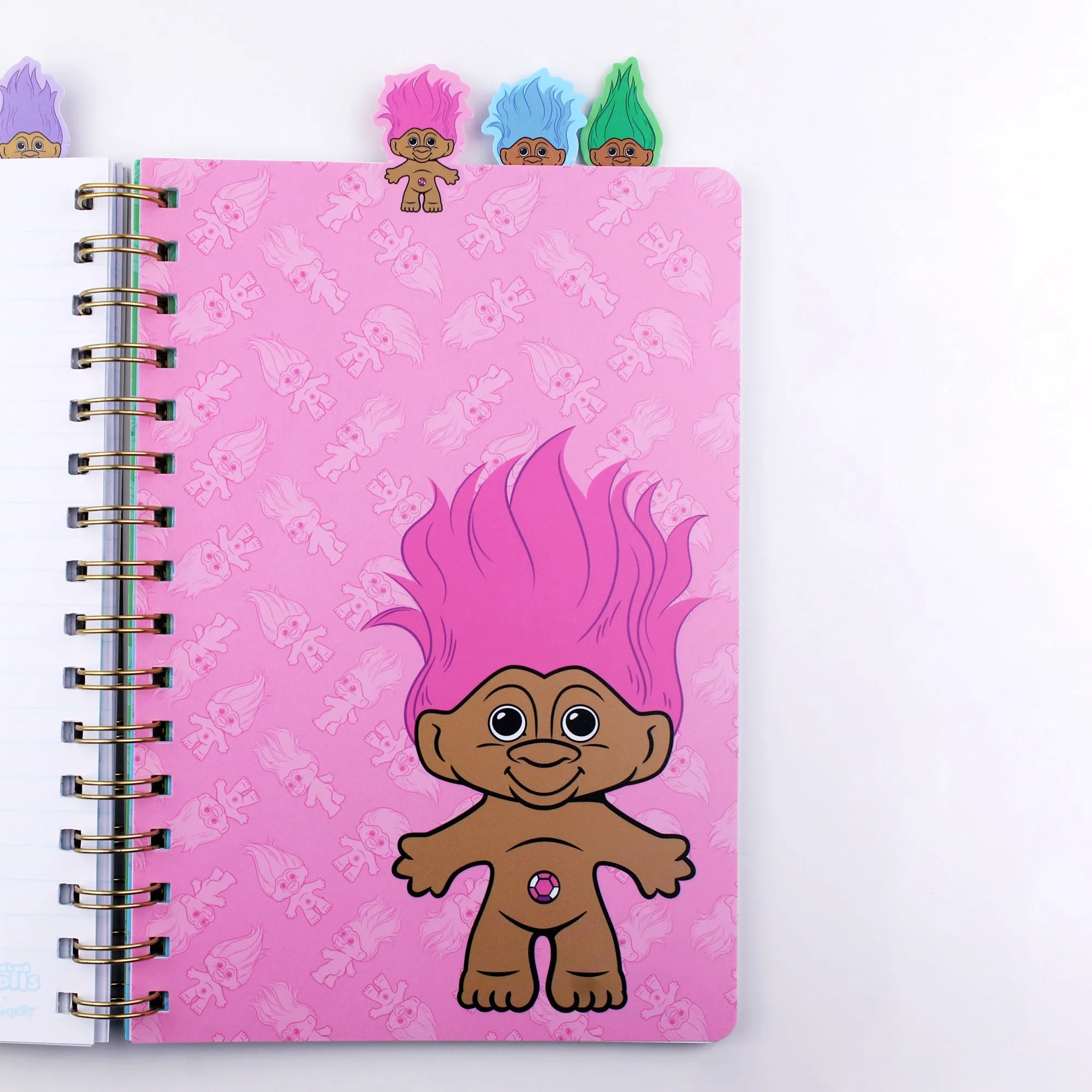 Good Luck Trolls Tabbed Notebook