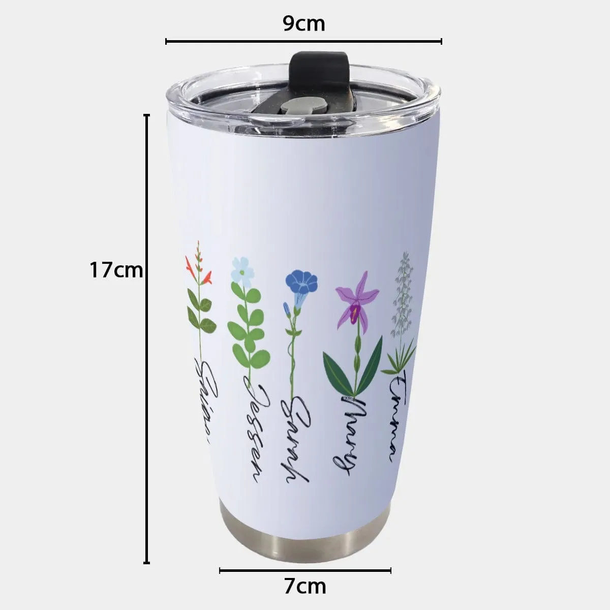 Grandma/Mother's Garden - Customize up to 10 names Tumbler 20oz