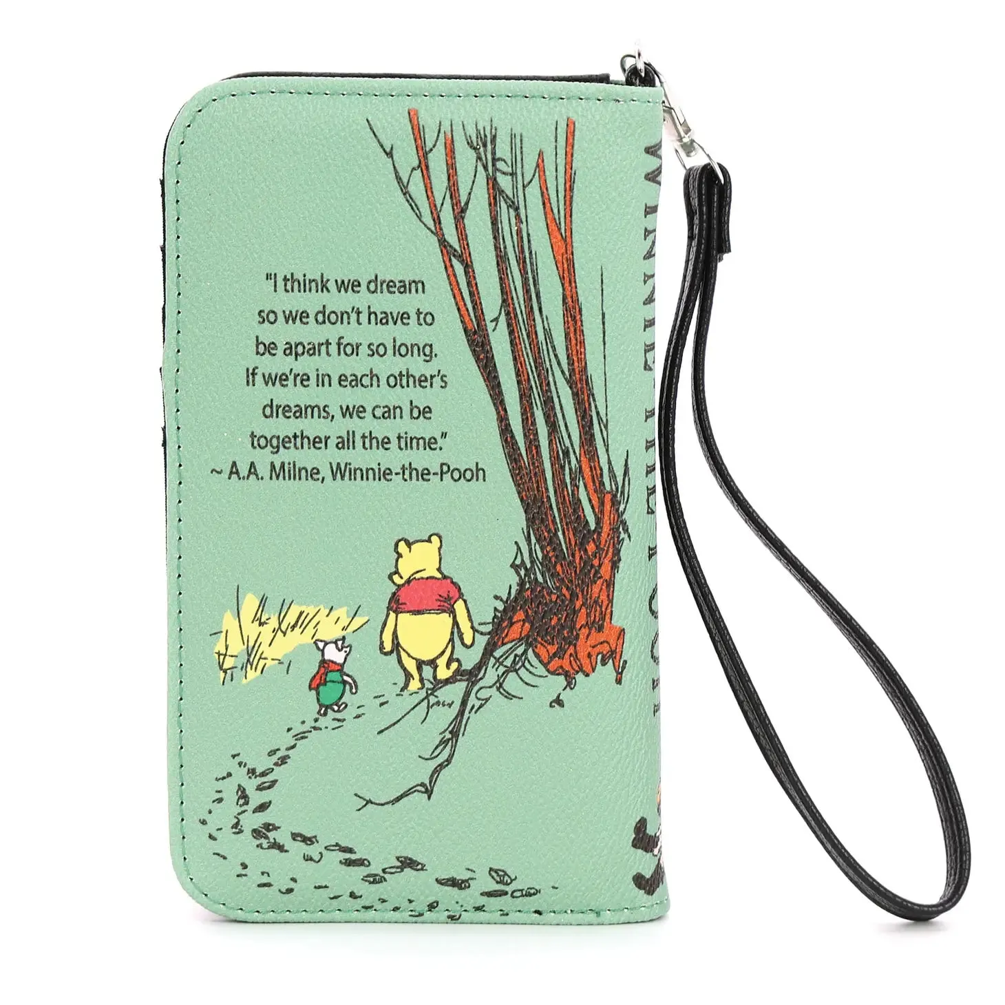 Green Winnie the Pooh Book Wallet