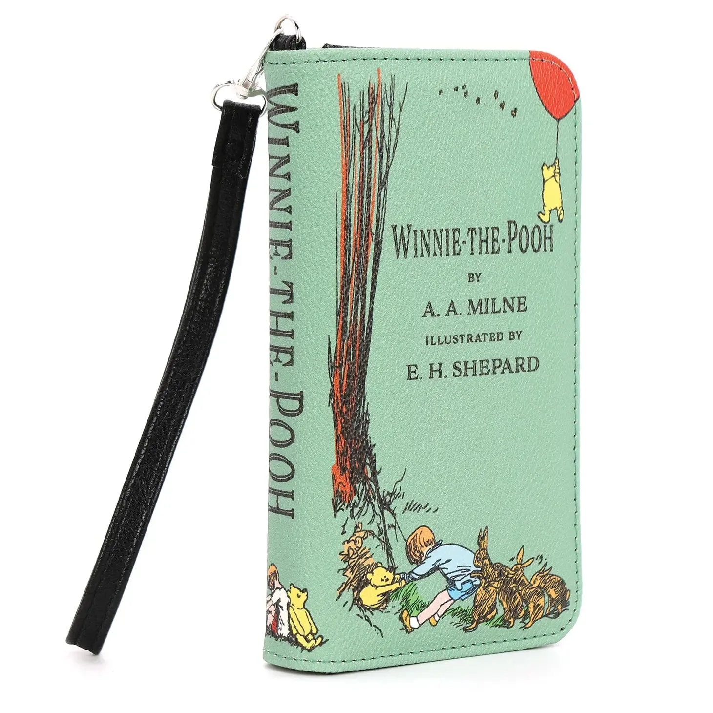 Green Winnie the Pooh Book Wallet