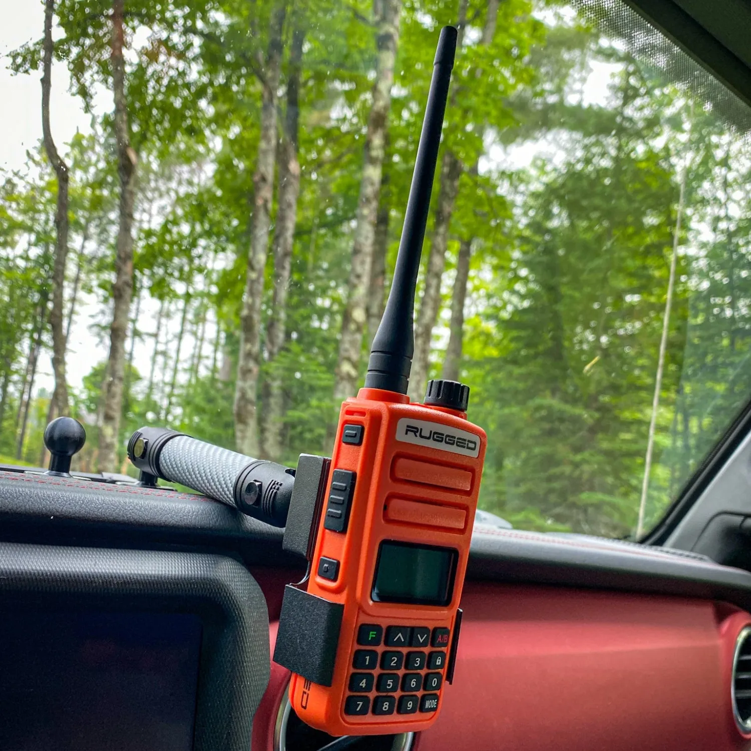 Handheld Radio Holder with 20mm Ball