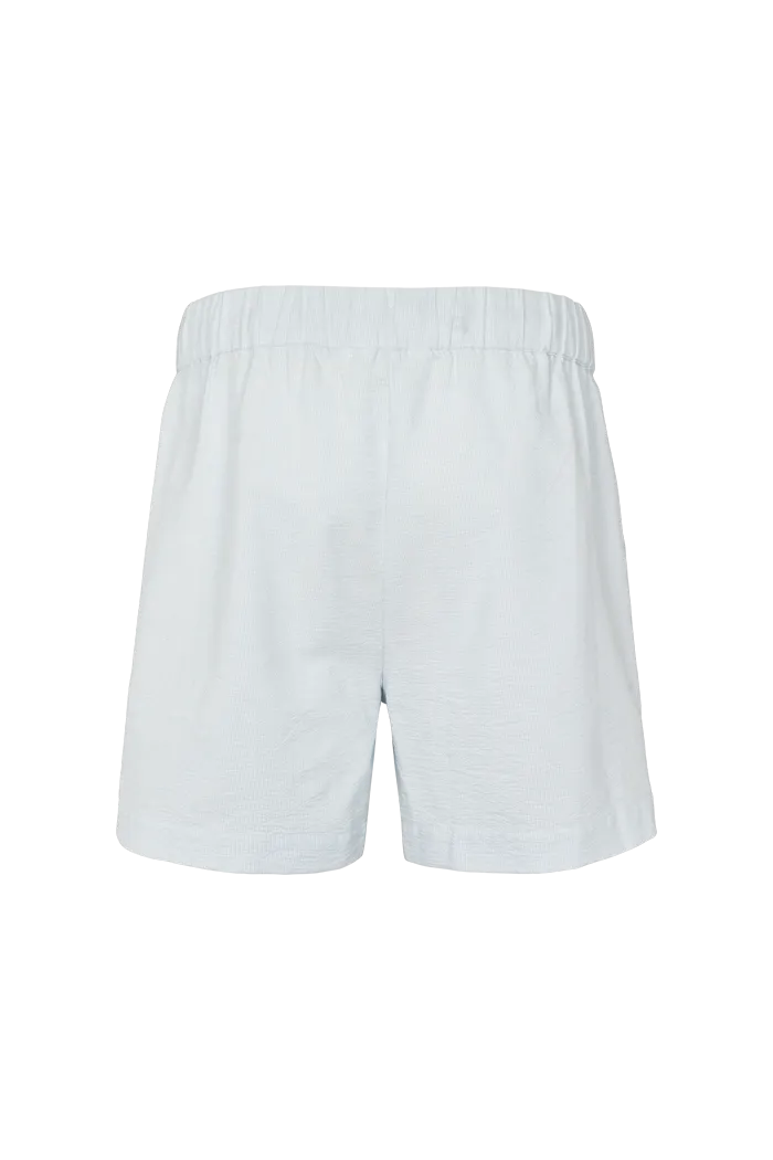 Harriet shorts GOTS - Ashley Blue/Whisper White