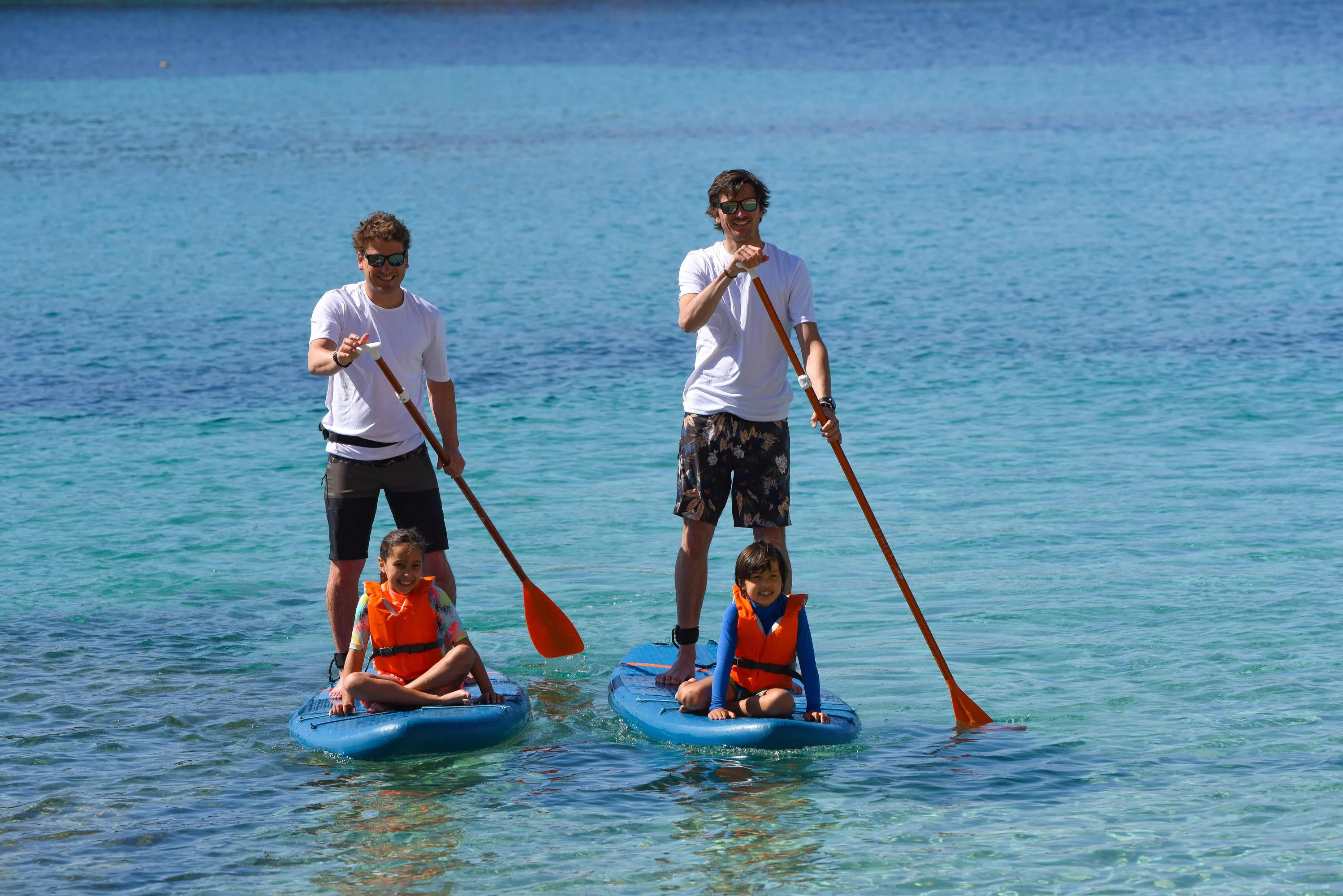 Itiwit Paddle Collapsible and adjustable 3-part stand-up paddle (170-220 cm orange)