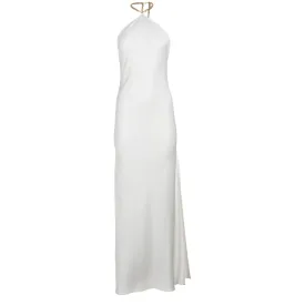 Ivory Halter Maxi with Chain