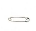 John Bead Safety Pins - Nickel - 19mm (bag)