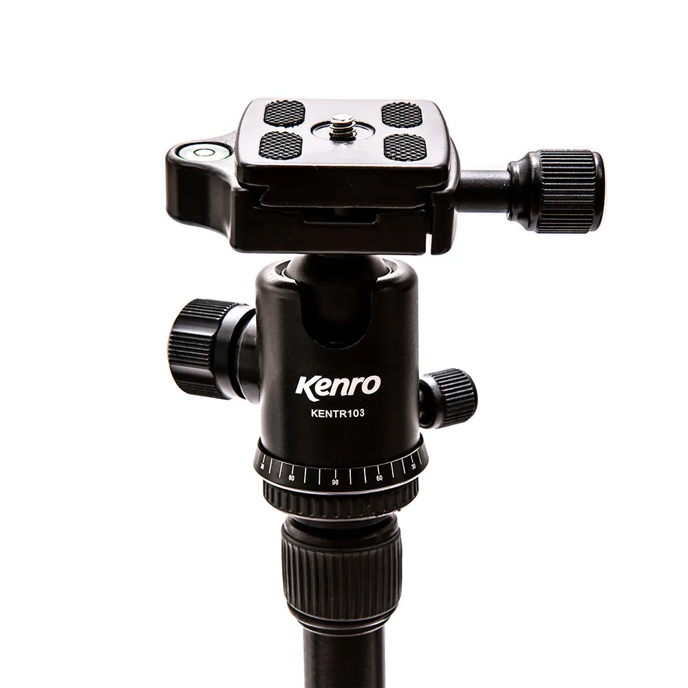 Karoo Compact Travel Tripod Kit (Aluminium)