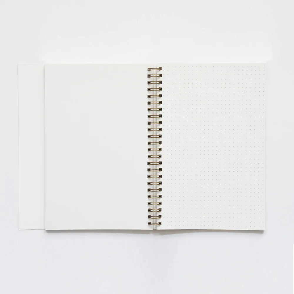 Katie Leamon Wiro Marl Notebook - Blank and Dot Grid