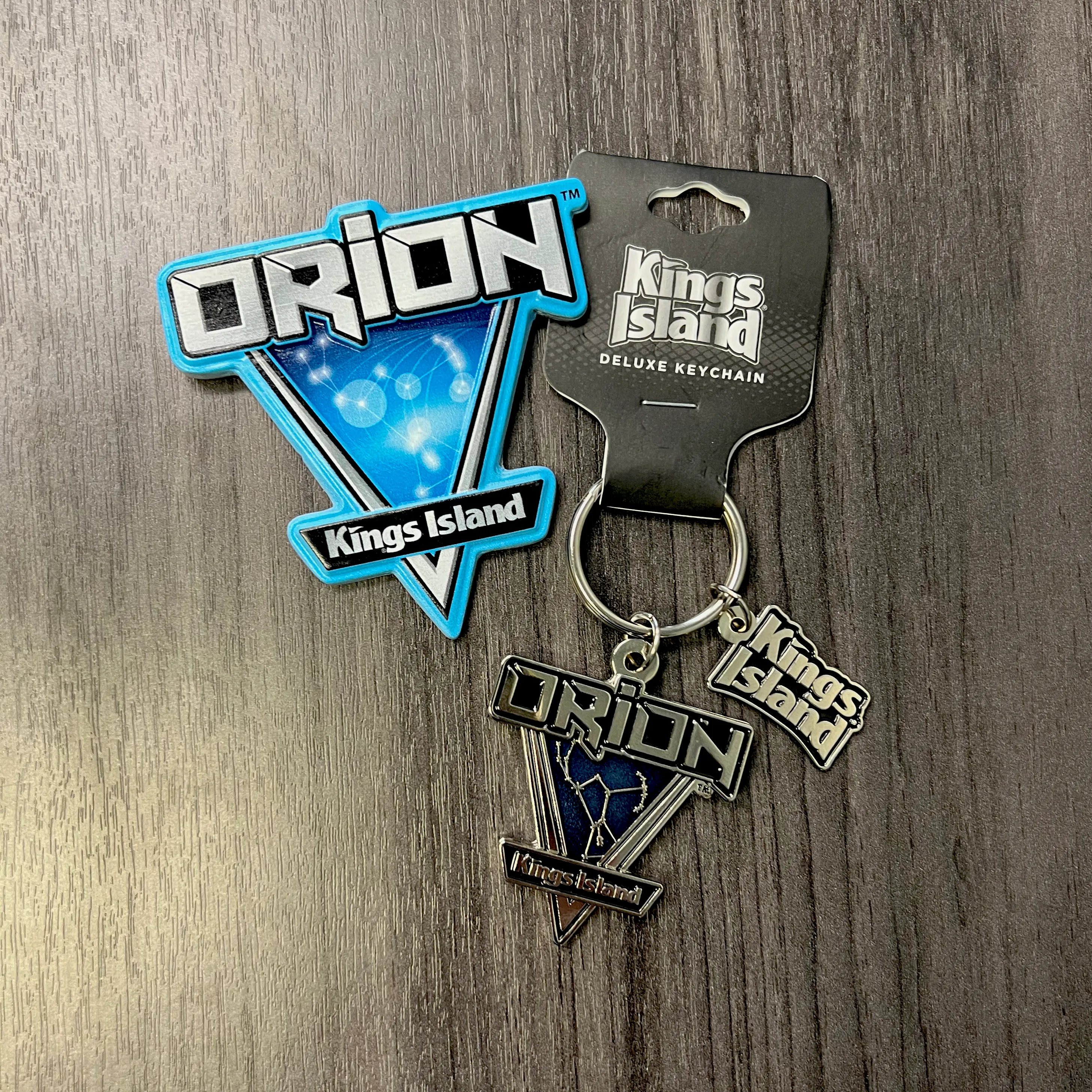 Kings Island Orion Keychain & Magnet Bundle