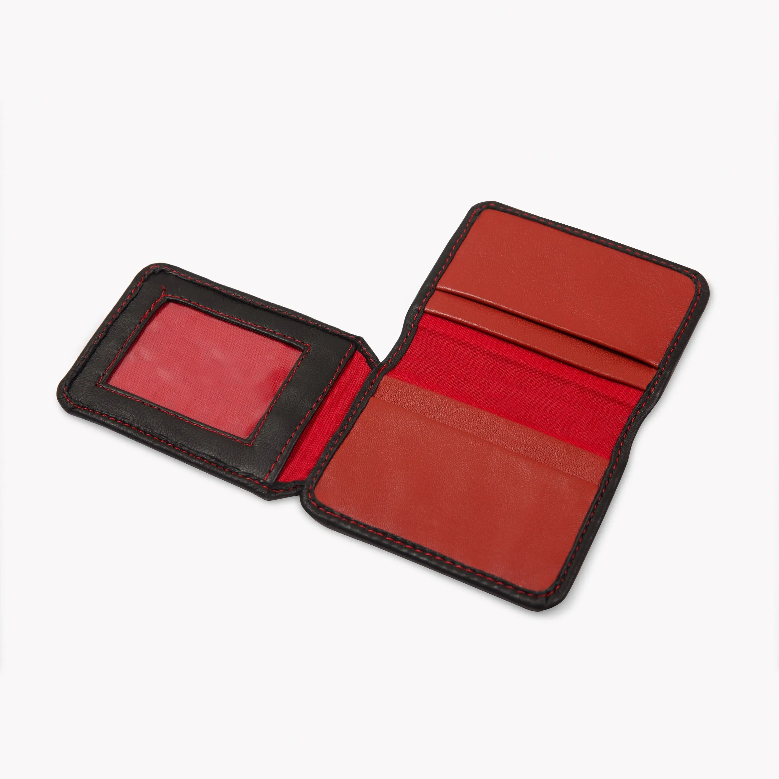 LAGER CARD HOLDER - BLACK/RED